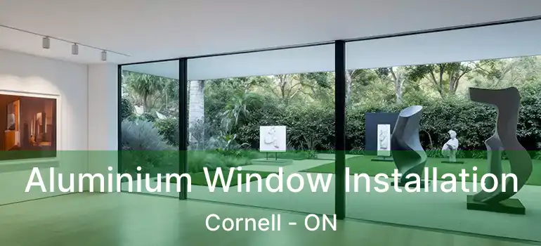 Aluminium Window Installation Cornell - ON