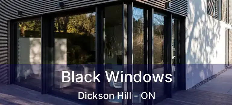 Black Windows Dickson Hill - ON