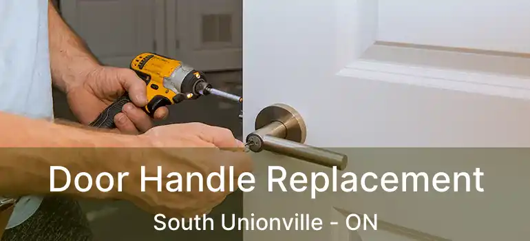 Door Handle Replacement South Unionville - ON