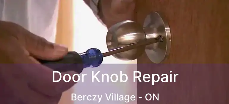 Door Knob Repair Berczy Village - ON