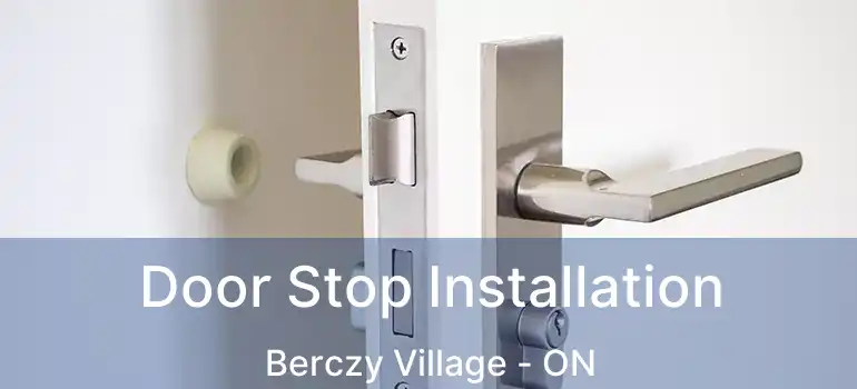 Door Stop Installation Berczy Village - ON