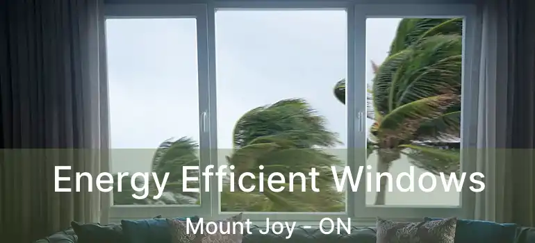 Energy Efficient Windows Mount Joy - ON