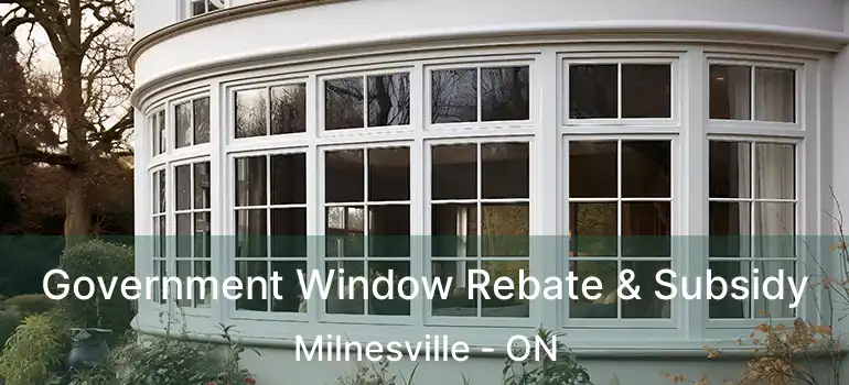 Government Window Rebate & Subsidy Milnesville - ON