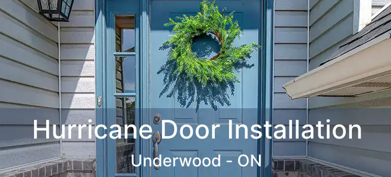 Hurricane Door Installation Underwood - ON