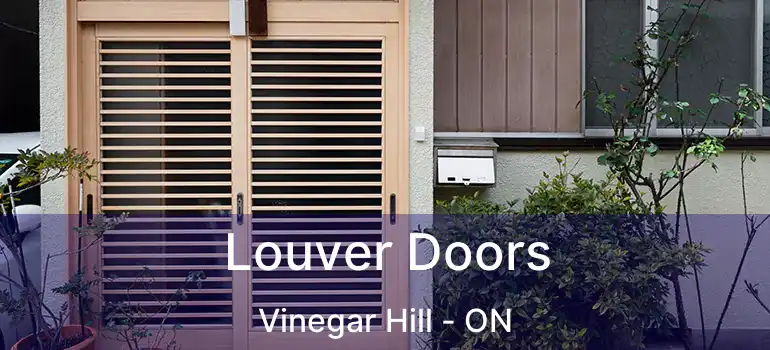 Louver Doors Vinegar Hill - ON
