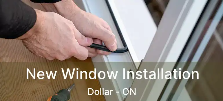 New Window Installation Dollar - ON