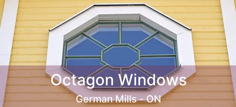 Octagon Windows German Mills - ON