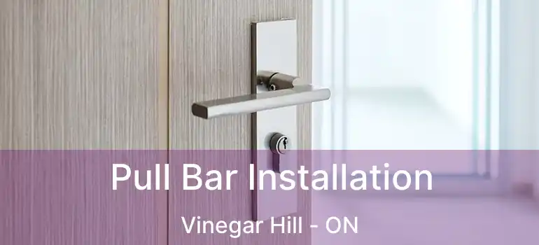 Pull Bar Installation Vinegar Hill - ON