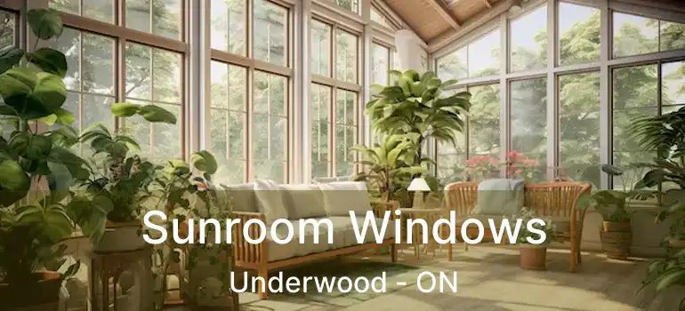 Sunroom Windows Underwood - ON