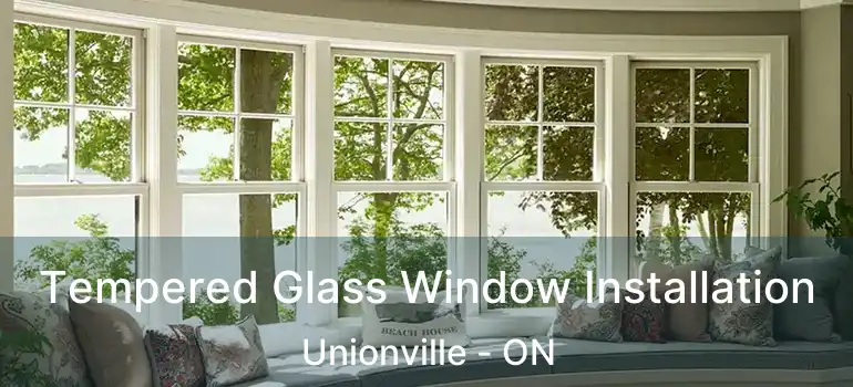 Tempered Glass Window Installation Unionville - ON