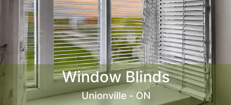Window Blinds Unionville - ON