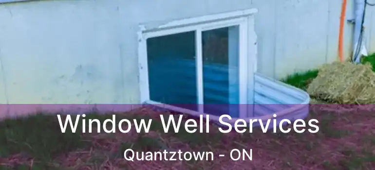 Window Well Services Quantztown - ON
