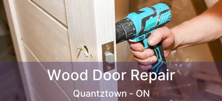 Wood Door Repair Quantztown - ON